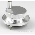 100 ppr CNC Handwheel Encoder 60mm Silver Metal